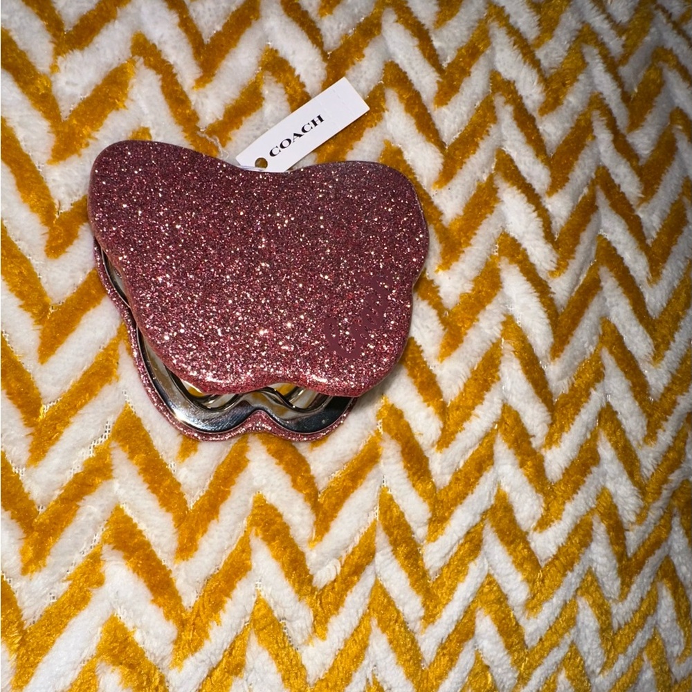 Coach Pink Glitter Butterfly Mirror - Picture 8 of 9